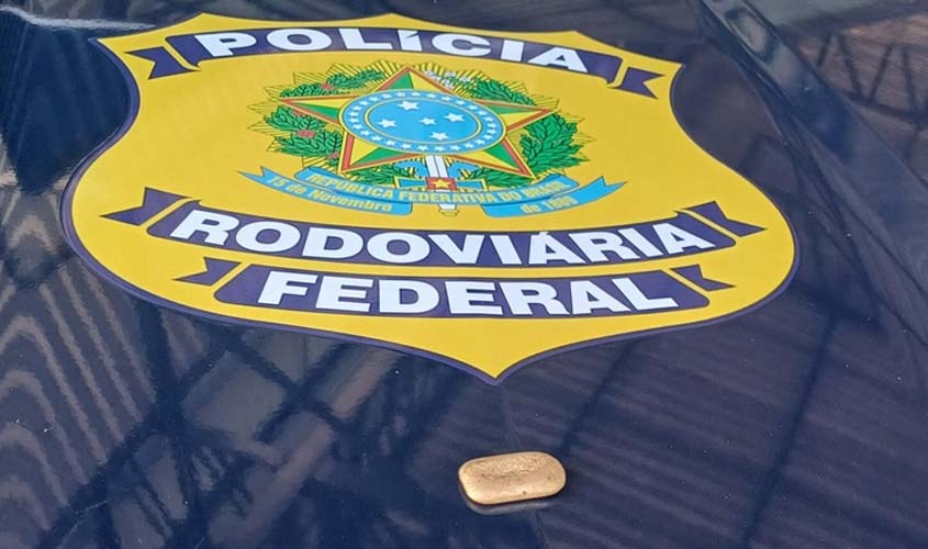 PRF em Rondônia apreende ouro ilegal na BR-364