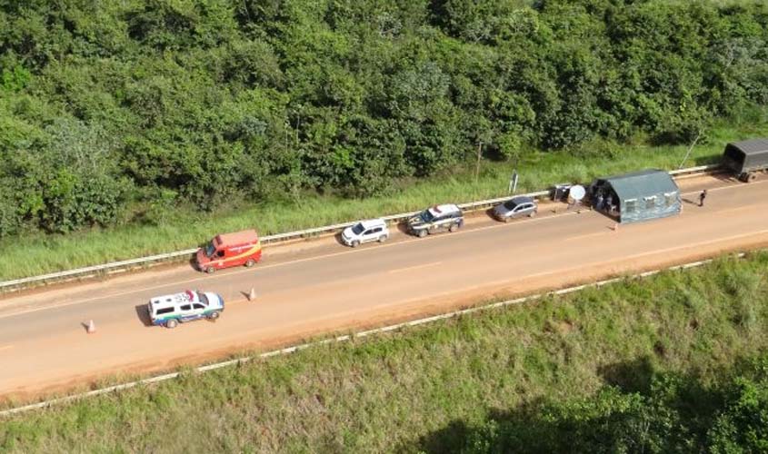 Mercadorias e armas são apreendidas durante Operação Fronteira Mais Segura realizada em 18 municípios de Rondônia