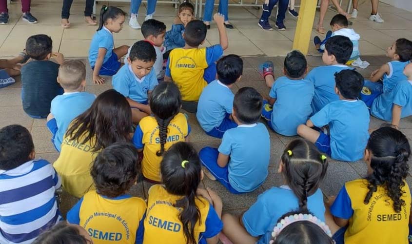Programa Saúde na Escola realiza ação com alunos da rede municipal