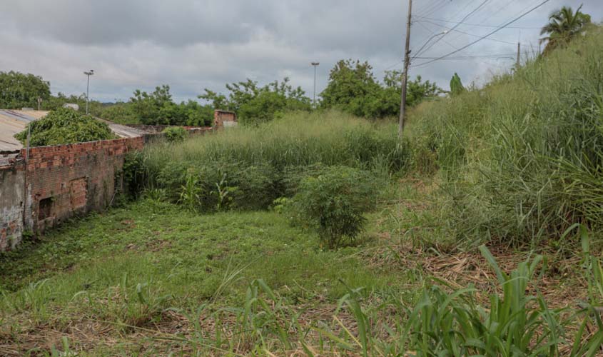Prefeitura de Porto Velho notifica proprietários de terrenos baldios para que realizem a limpeza dos imóveis