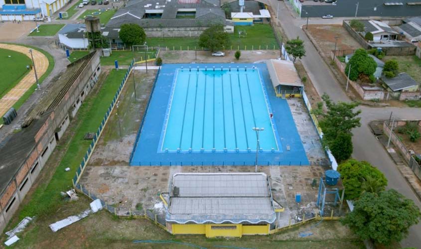Parque Aquático Vinícius Danin é referência para atletas de Porto Velho
