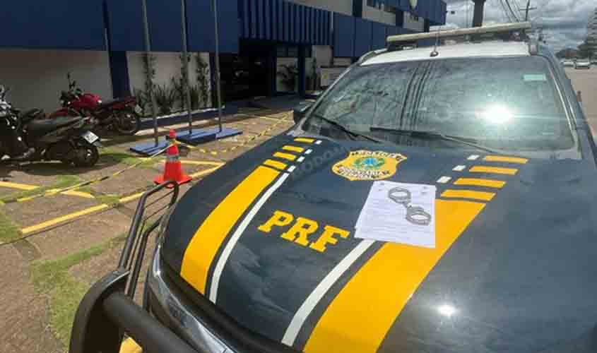 PRF captura procurado do Poder Judiciário em Porto Velho