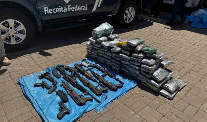 DRF Porto Velho apreende drogas presentes em caminhão de mudança