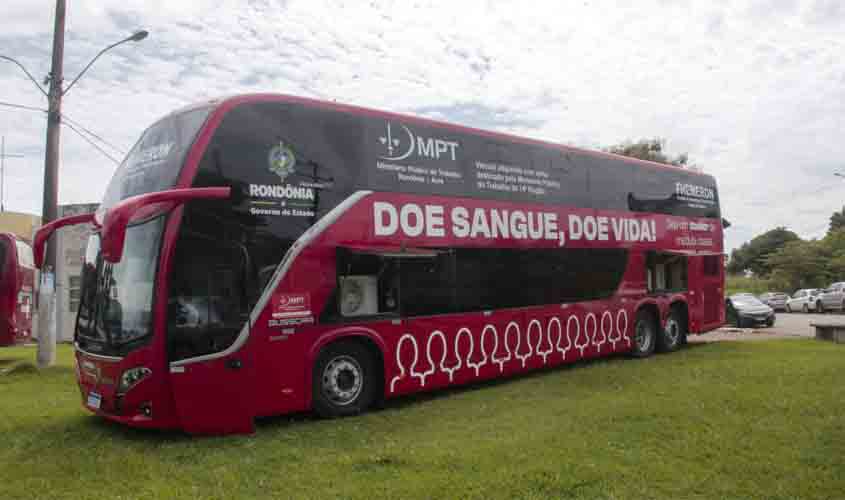 Unidade Móvel de Coleta de Sangue será inaugurada em Rondônia para ampliar doações