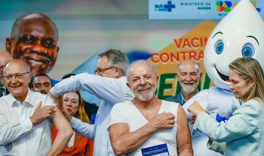 Governo lança campanha de vacinação contra influenza com Lula e Alckmin