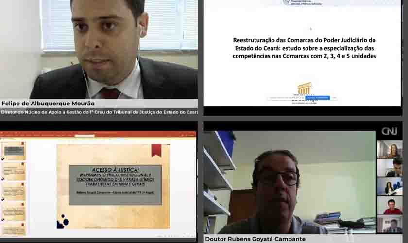 Reorganização judiciária e baixo acesso à Justiça são debatidos em seminário