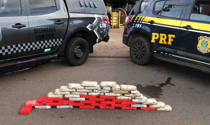 Apreensão de drogas por meio do BPCHOQUE em apoio a PRF