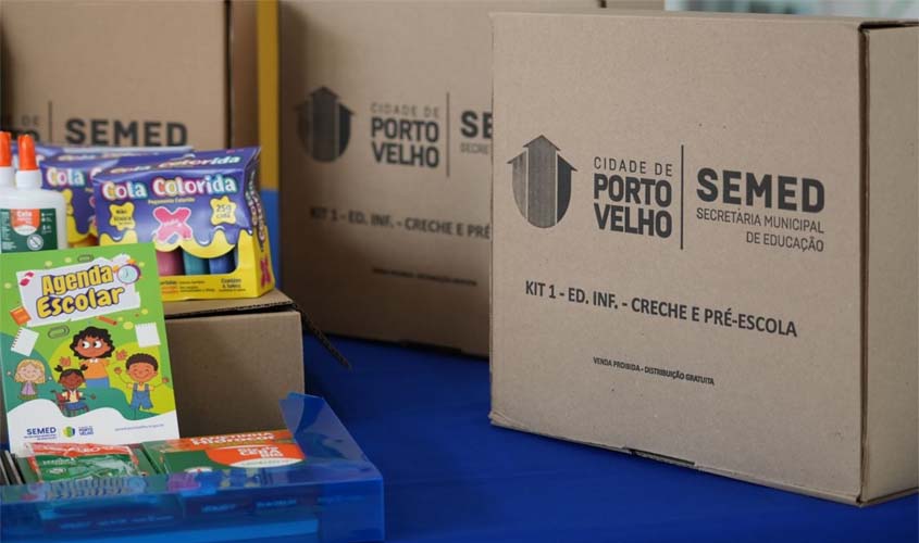 Entrega de kits fortalece educação inclusiva