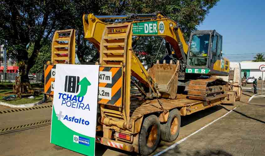 Município vai receber 5 quilômetros de ruas pavimentadas com a chegada do projeto “Tchau Poeira”