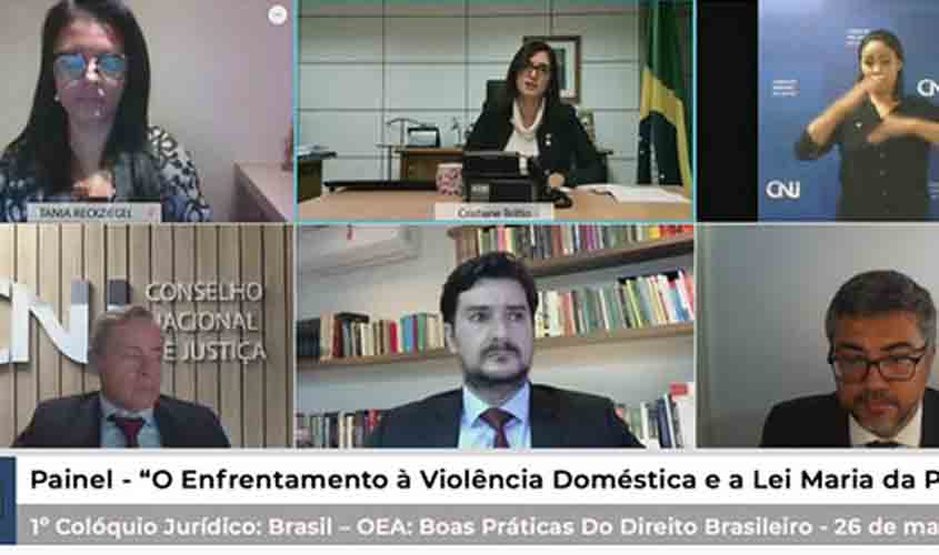 Atuação do Judiciário no combate à violência doméstica é apresentada no Colóquio Brasil-OEA