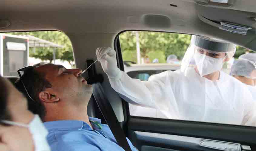 Drive-thru de testagem rápida para covid-19 acontece nesta sexta-feira, 28