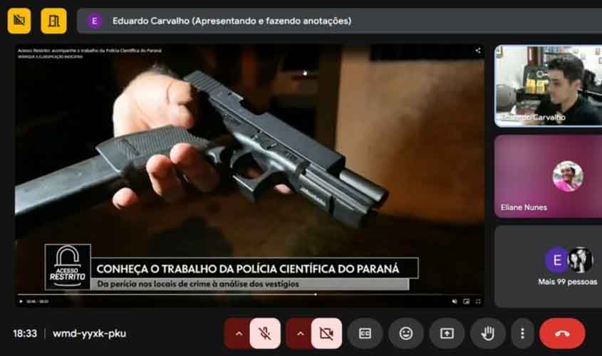 Perícia criminal no processo penal é tema de palestra promovida pela Subcomissão Universitária da OAB Rondônia