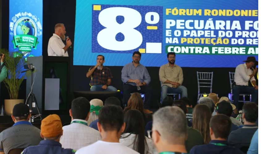 Fórum sobre febre aftosa é realizado na Rondônia Rural Show