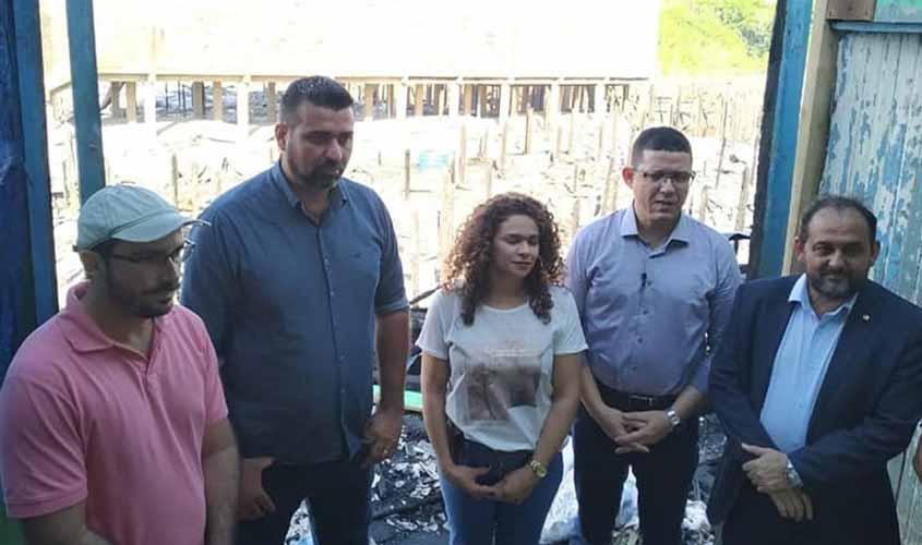 Presidente Laerte Gomes acompanha comitiva do governador em visita ao distrito boliviano de Buena Vista