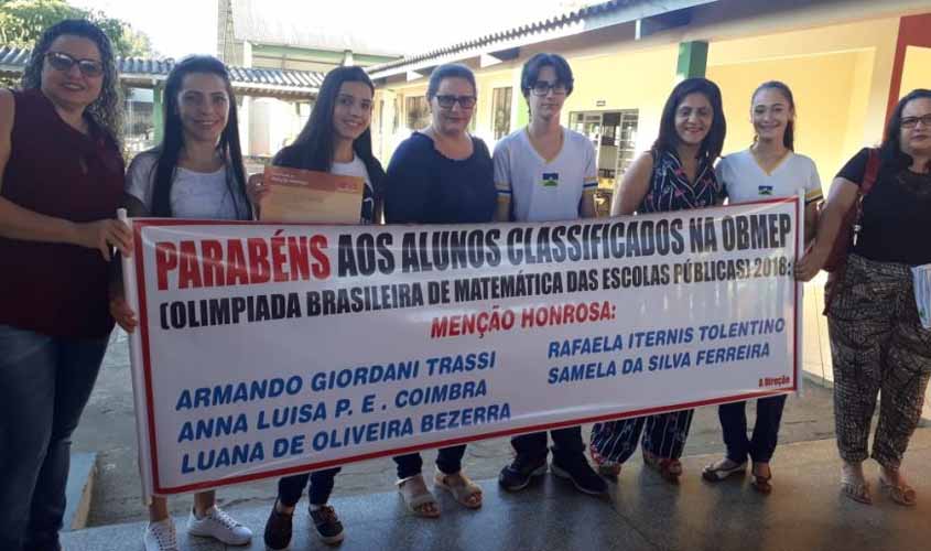 Alunos da escola Migrantes se destacam em Olimpíada de Matemática e recebem Menção Honrosa