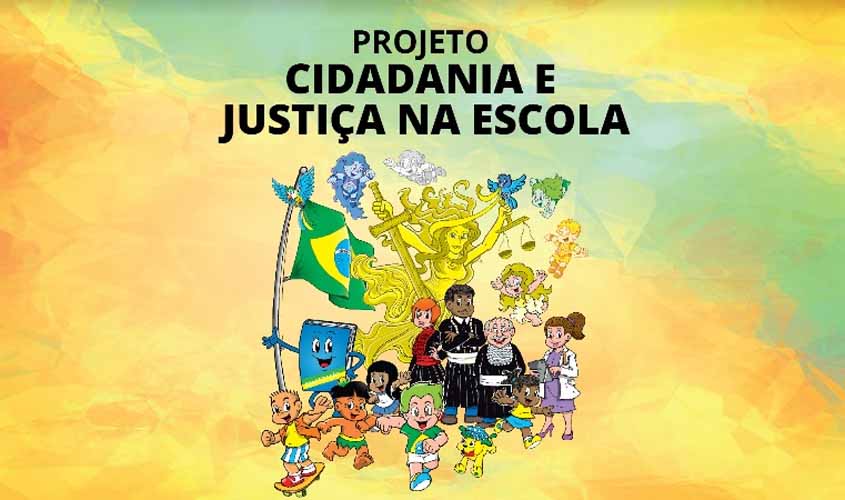 Magistrados participam do ciclo de palestras educativas nas escolas públicas sobre a funcionalidade do Poder Judiciário
