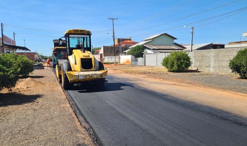 Obras de recapeamento avançam com ações do projeto 'Tchau Poeira'