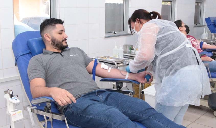 No mês da conscientização para doação de sangue, servidores da Setic se mobilizam e realizam mutirão de doação de sangue na Capital