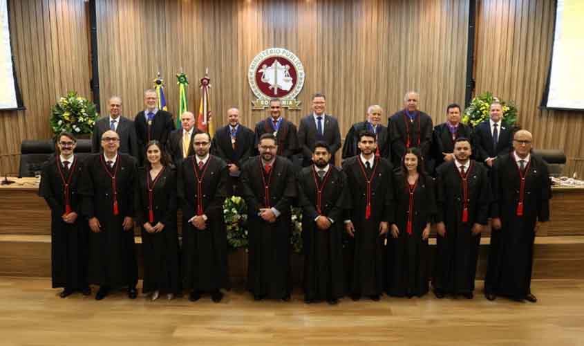 Para fortalecer defesa dos direitos da sociedade, MPRO empossa dez novos promotores de Justiça substitutos