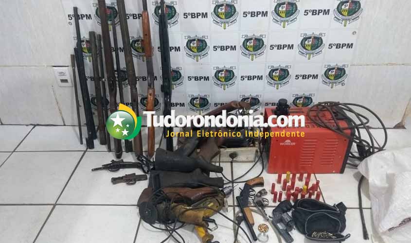 Polícia fecha fábrica clandestina de arma de fogo 