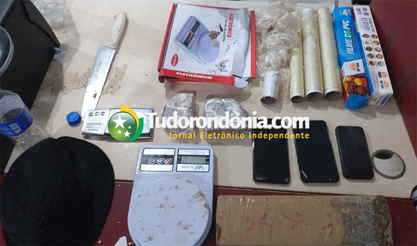 Polícia prende 8 e apreende quase 2 Kg de maconha no bairro Nacional