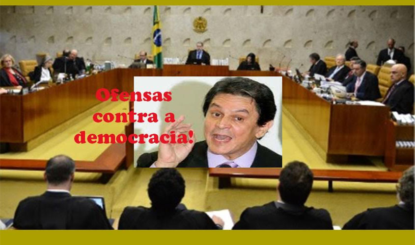 Jefferson ofende e ataca a honra de ministros do STF, sems er contestado. Isso é um perigo à nossa democracia!