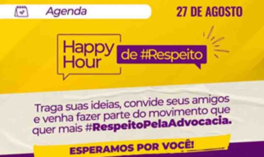 Movimento #RespeitoPelaAdvocacia realiza segundo happy hour para debater propostas para a Ordem em Rondônia