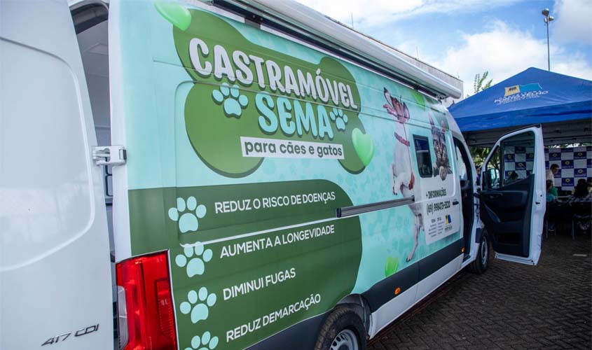 Castramóvel oferece castração gratuita até domingo
