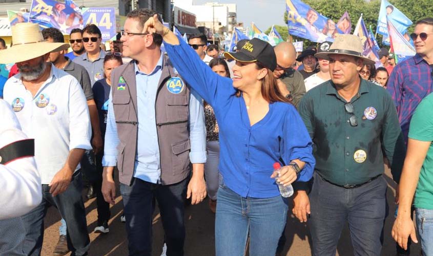 Candidatura de Mariana Carvalho ao Senado está consolidada no interior de Rondônia