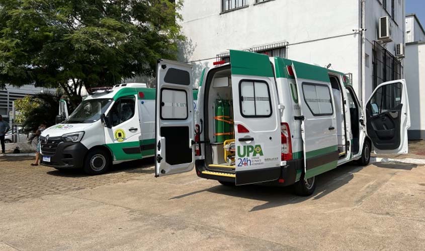 UPAs Leste e Sul recebem ambulâncias novas