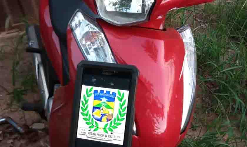 Policia Militar recupera mais uma motoneta roubada