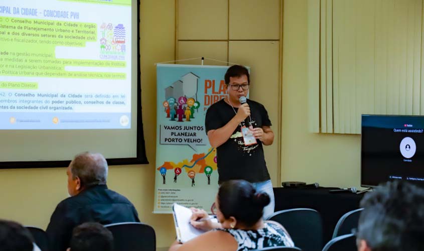 Definidos delegados da 1ª Conferência Municipal do Plano Diretor Participativo do Município