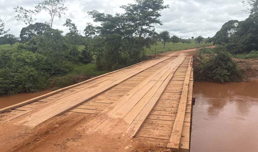 RO intensifica manutenção de pontes na RO-490