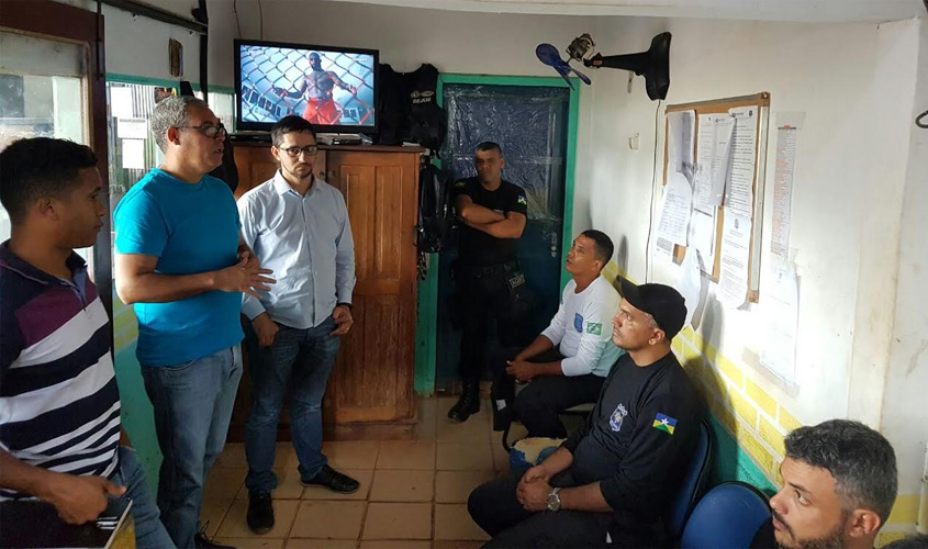 Deputado Anderson inspeciona unidades prisionais de Guajará-Mirim e Nova Mamoré