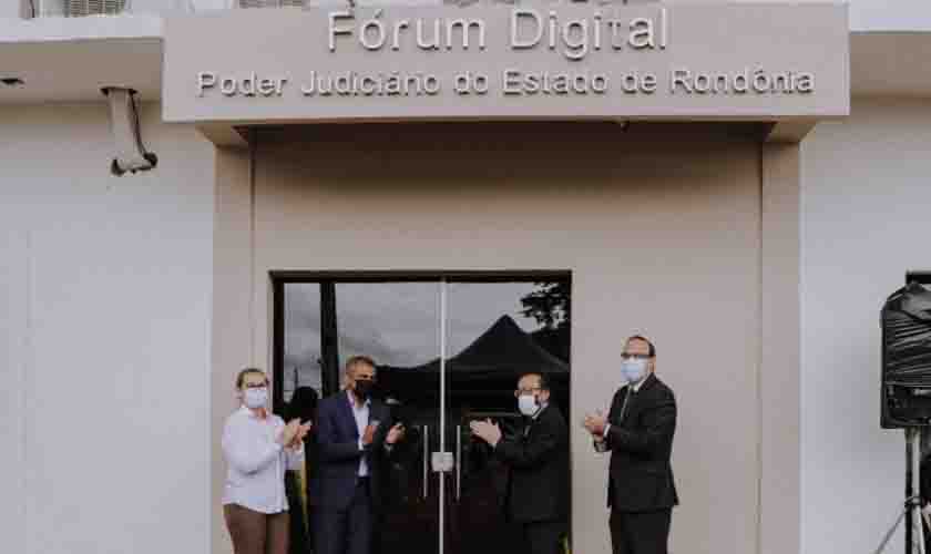 Prefeitura e TJRO inauguraram Fórum Digital no distrito de Extrema