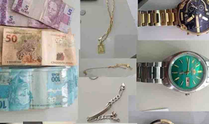 Dois homens são presos suspeitos de cometerem furtos e roubos