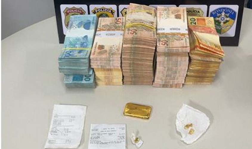Homem é preso com R$ 245 mil e ouro em ação 
