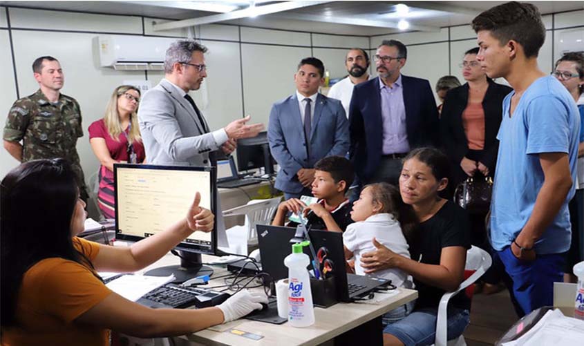 Comitiva do CNJ verifica situação de crianças vindas da Venezuela