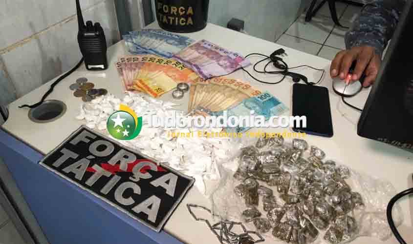 Menores são flagrados vendendo drogas na zona sul da capital