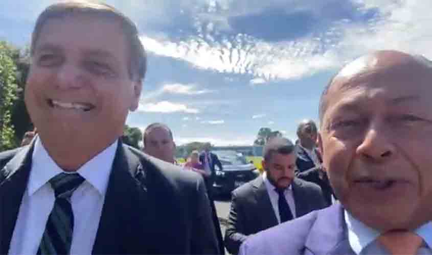 Coronel Chrisóstomo e Jair Bolsonaro tratam sobre a transposição de servidores e o agronegócio de Rondônia durante reunião em Brasília