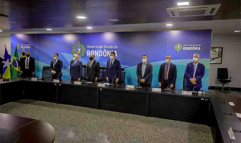 Em solenidade com ministro, presidente Alex Redano destaca a importância do setor mineral para Rondônia