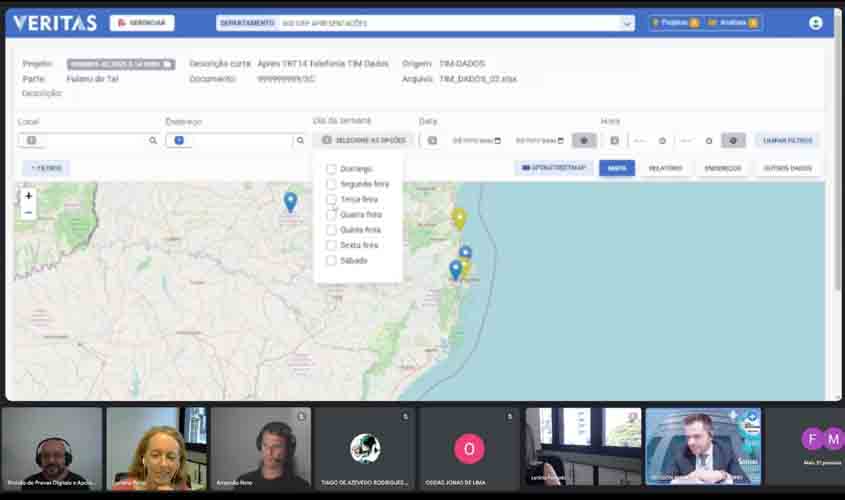 TRT-14 adota ferramenta eletrônica para otimizar a análise de dados de geolocalização