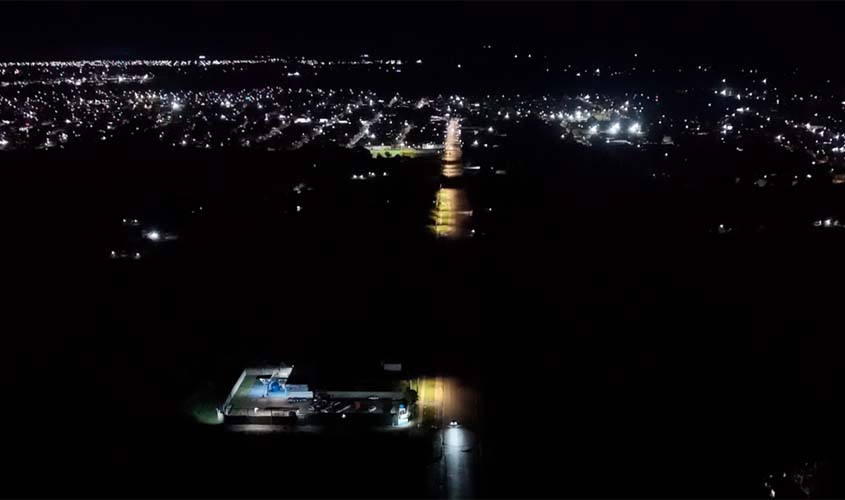 Furto de fios afeta iluminação na Estrada dos Piriquitos