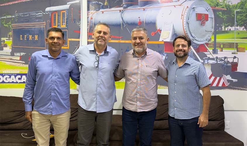 Vereadores de Ji-Paraná visitam gabinete de Everaldo Fogaça