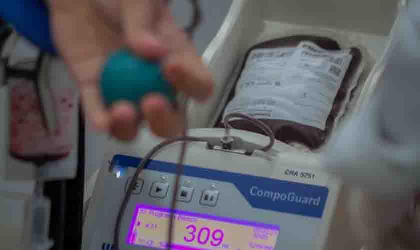Fhemeron pede doação de sangue para promover saúde durante o período de carnaval em Rondônia