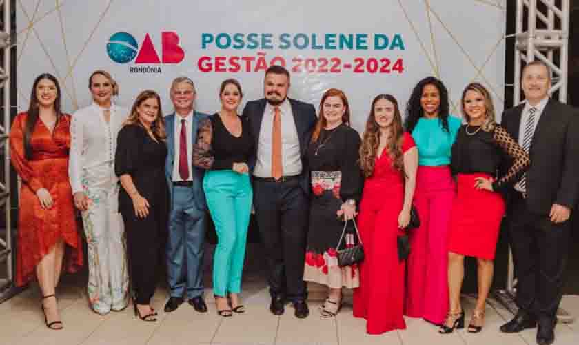 Diretoria da Subseção de Ariquemes é empossada para o triênio 2022-2024