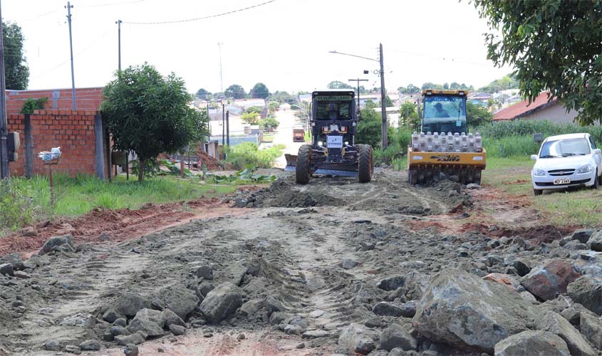 Prefeitura restaura ruas do bairro Jardim São Cristóvão