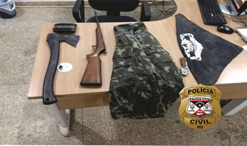 Polícia civil e PM impedem suspeito de planejar ataque contra escola em Ariquemes