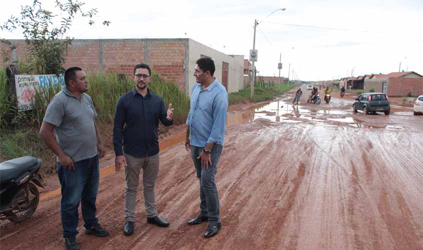 Deputado Anderson e vereador Márcio Pacele mobilizam secretarias para atender Residencial Cristal da Calama