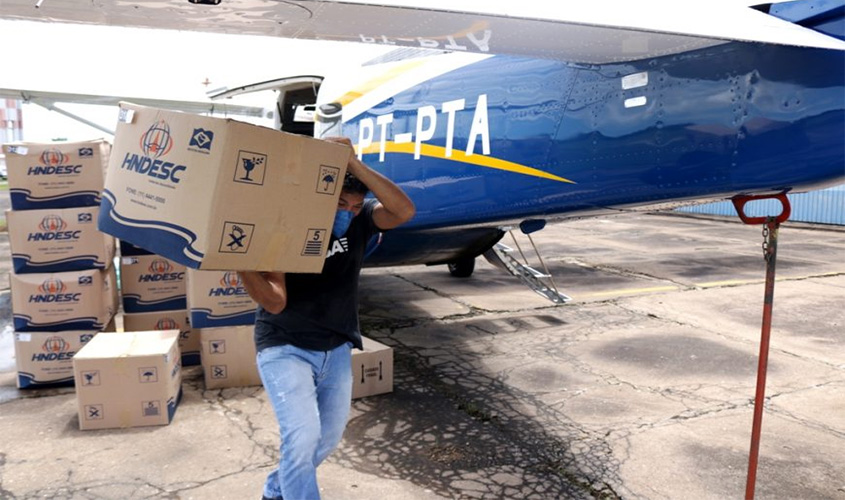 Segunda remessa de Equipamentos de Proteção Individual para profissionais de saúde do Estado chegou no sábado